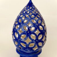 Cerasella Italia s.r.l. - le tue ceramiche di qualità. Lume blu cm 35